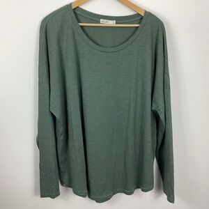 Barefoot Dreams Malibu Collection Long Sleeve Tee Size 2X